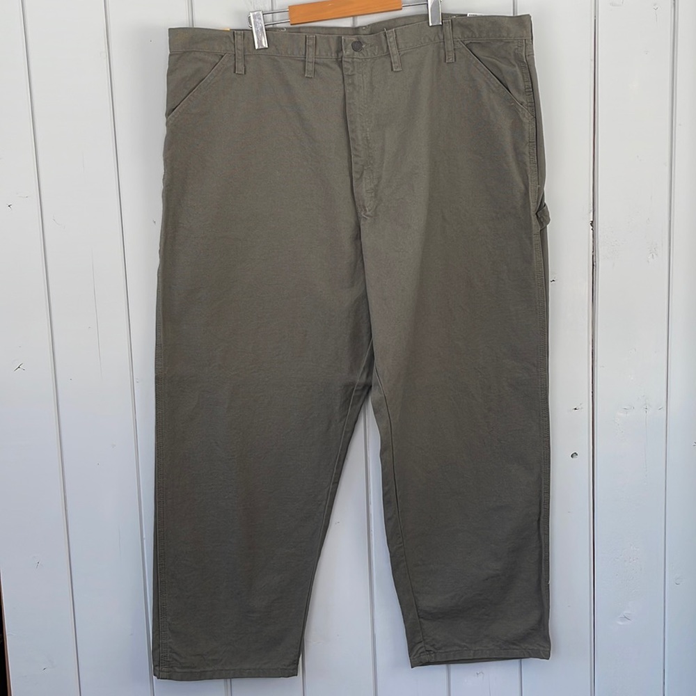 NWT Wrangler Rustler Heavyweight Denim Carpenter Jeans Pants Men’s Size 46 x 30